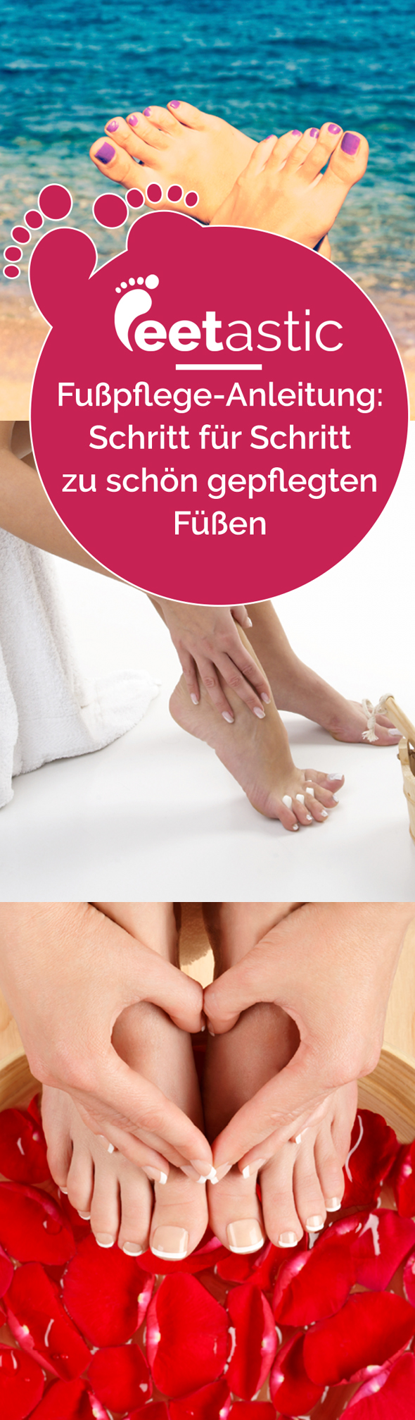 Fußpflege selber machen – wie vom Profi? Mit dieser Fußpflege Anleitung gelingt die Pediküre auch kinderleicht im heimischen Badezimmer. Unsere Fußpflege-Tipps.